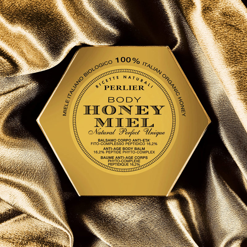 Perlier Anti-Age Body Balm in a Gold Box, Honey, 6.7 Fluid Ounce - BeesActive Australia