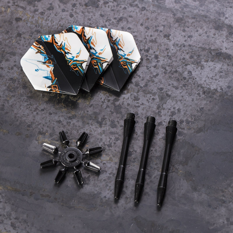 Unicorn Steel 700 24-Piece Dart Set Includes Hard Case for Storage Designed for Use with Bristle Dartboards - BeesActive Australia