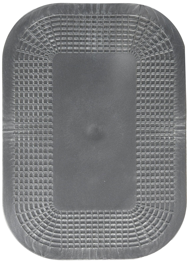 Dycem Non Slip Pad, Rectangular 25 X 18 cm, Silver, Precut Adhering Pad, Grip Assistance, Non-Toxic, Prevents Objects From Sliding or Rolling, Ideal for Cups, Plates, & Eating Utensils Rectangular, 25 X 18CM - BeesActive Australia