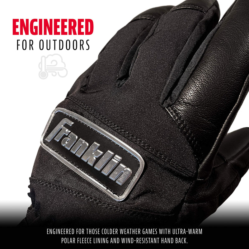 Franklin Sports Coldmax Outdoor Gloves - Water-Repellent & Wind-Resistant Snow Gloves - Perfect for Coaches, Umpires, Shoveling and Other Outside Activities Adult X-Large - BeesActive Australia