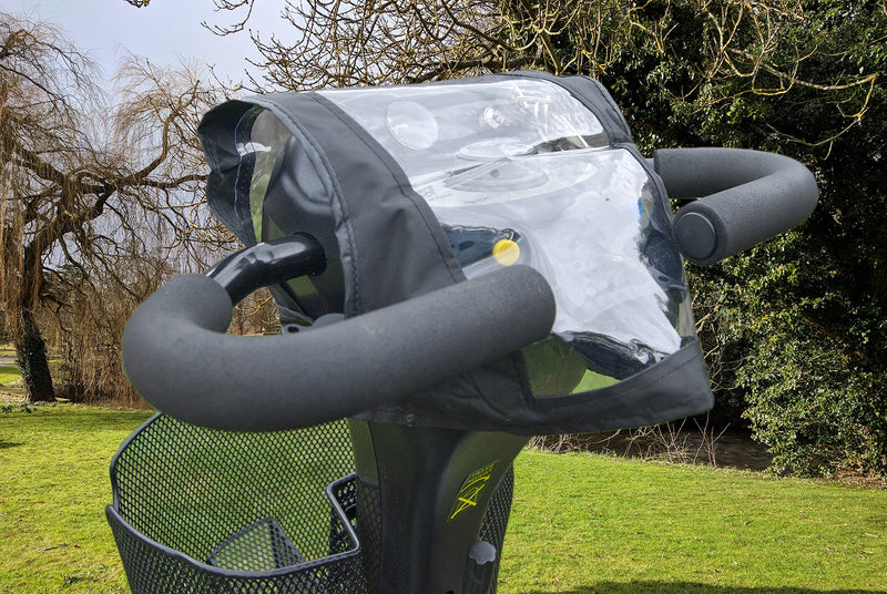 SpeedwellStar Mobility Scooter Waterproof Panel Cover Control Black Tiller Top Protection Fitted - BeesActive Australia