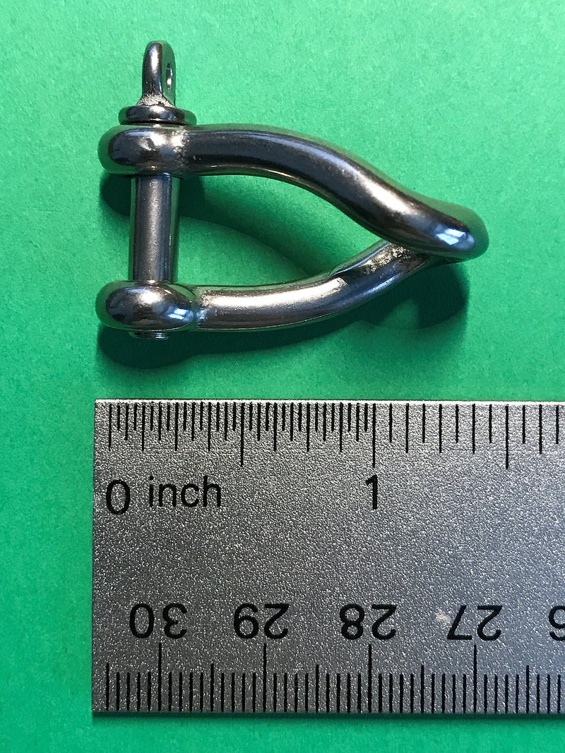[AUSTRALIA] - Stainless Steel 316 Twist Shackle 3/16" (5mm) Marine Grade 