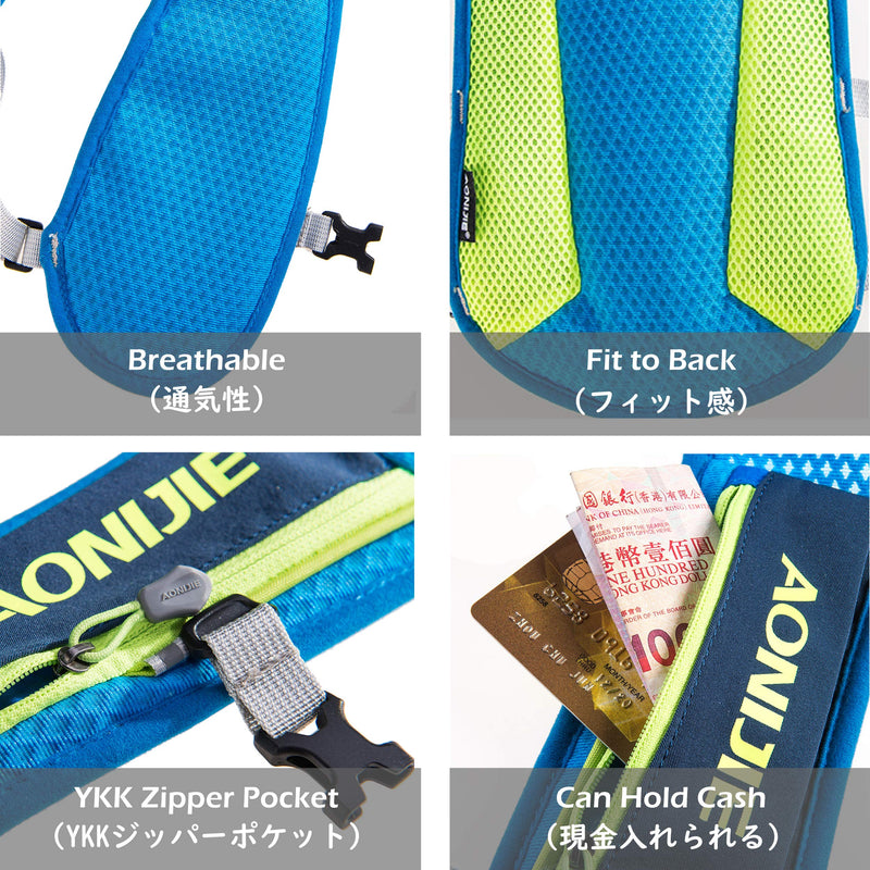 JEELAD Running Hydration Vest Hydration Backpack Pack Trail Running Backpack BPA-Free Leak-Proof Running Water Bottles for Marathon Biking Hiking Cycling Grey (5.5L) - with 2L TPU Water Bladder - BeesActive Australia