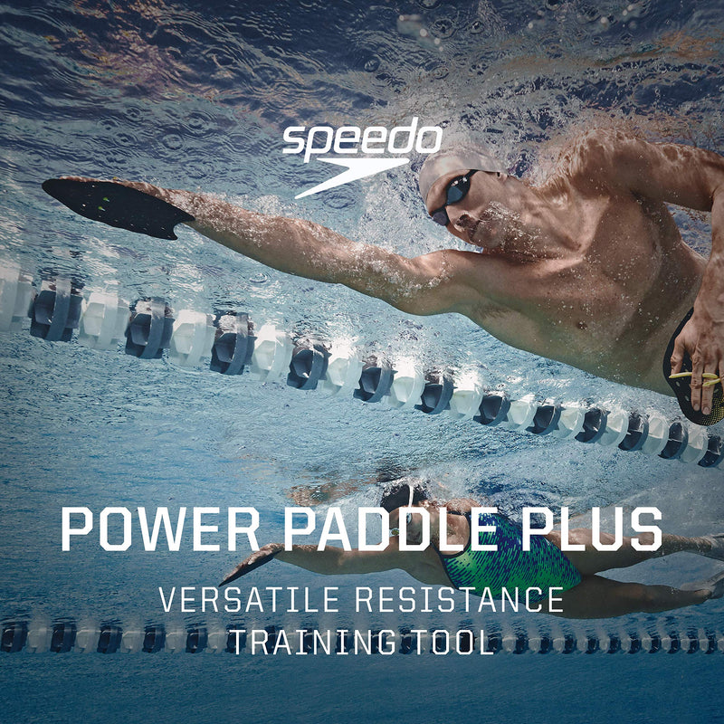 [AUSTRALIA] - Speedo Unisex-Adult Swim Training Power Plus Paddles Red Medium 