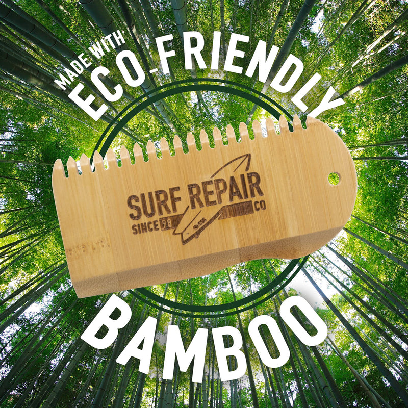 Surf Repair Co. Bamboo Surf Board Wax Comb - BeesActive Australia