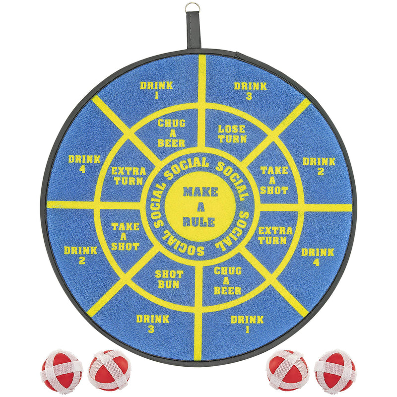 Fairly Odd Novelties Dart Drinking Game: Take A Shot Fun College Party Alcohol Boozy Group Game, Blue (FON-10033) - BeesActive Australia