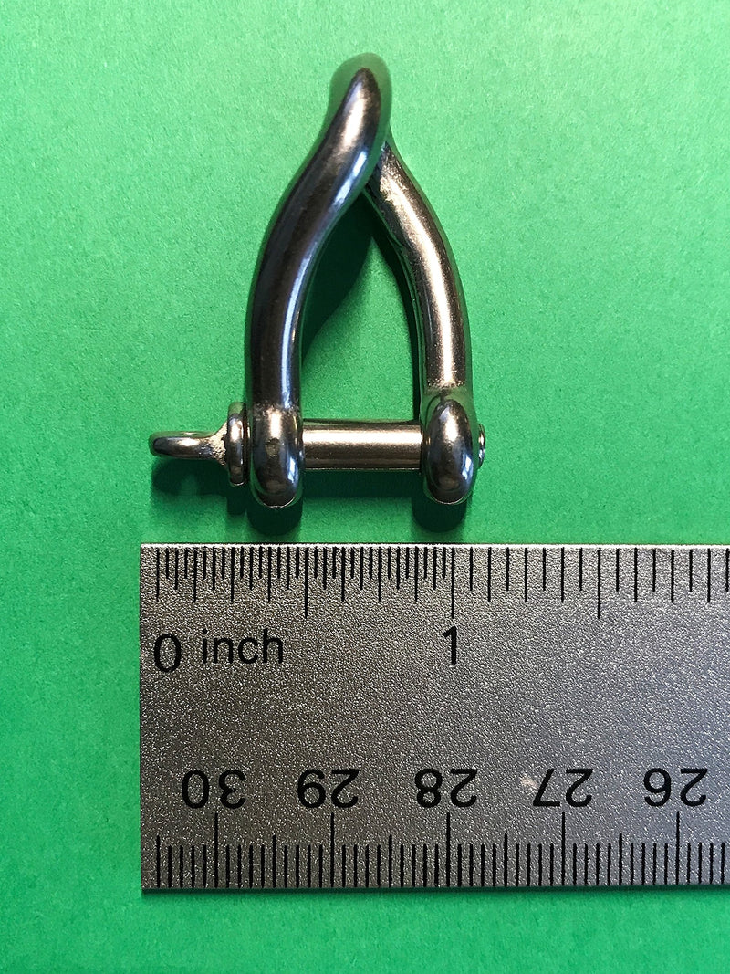 [AUSTRALIA] - Stainless Steel 316 Twist Shackle 3/16" (5mm) Marine Grade 