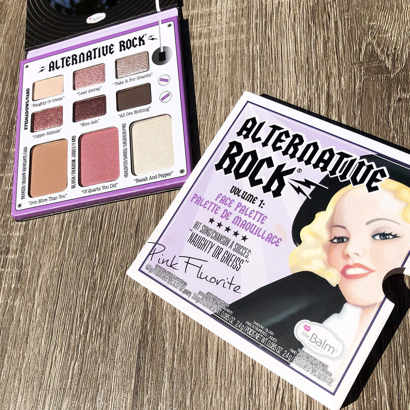 theBalm Alternative Rock Face Palette, Highlighter, Exclusive Shades, Long-Lasting, Durable Cosmetics, Reflective Finishes, Multi-Color 0.085 oz Vol. 1 - BeesActive Australia