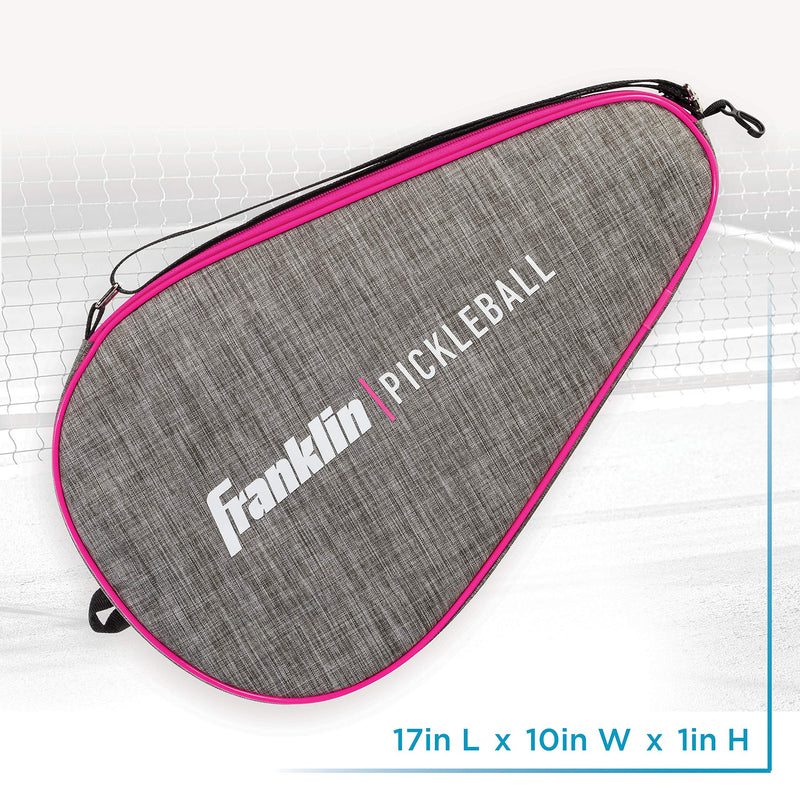 Franklin Pickleball-x Single Paddle Carry Bag - Official Bag of The US Open Gray/Pink - BeesActive Australia