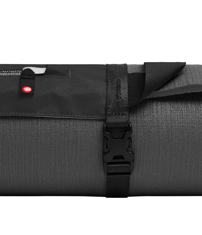 Manduka Go Play Yoga Mat Carrier with Pocket, Adjustable Strap, Suitable for all Yoga Mats Black - BeesActive Australia