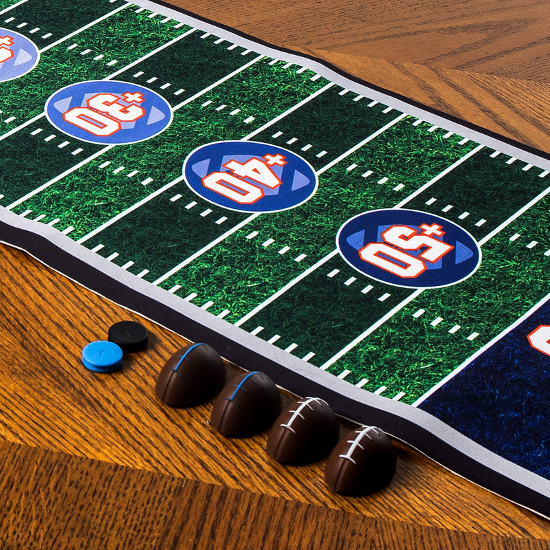 Franklin Sports Shuffleboard Table Game Mats – Tabletop Shuffleboard Mats and Pushers – Indoor Shuffleboard Games Football - BeesActive Australia