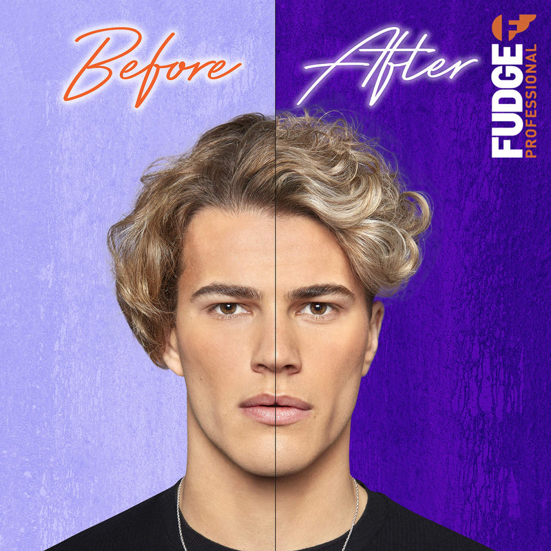 Fudge Professional Purple Conditioner, Everyday Clean Blonde Damage Rewind Gradual Toning for Blonde Hair, 250ml - BeesActive Australia