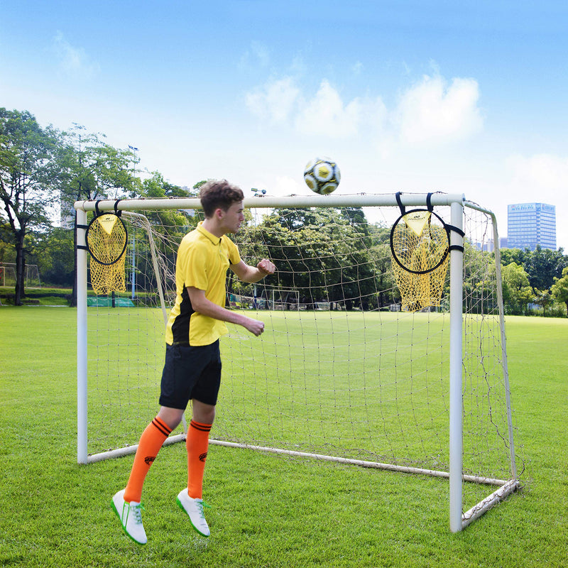 PodiuMax Top Bins Soccer Target Goal, Easy to Attach and Detach to The Goal, Set of 2, for Shooting Accuracy Training Lite - BeesActive Australia