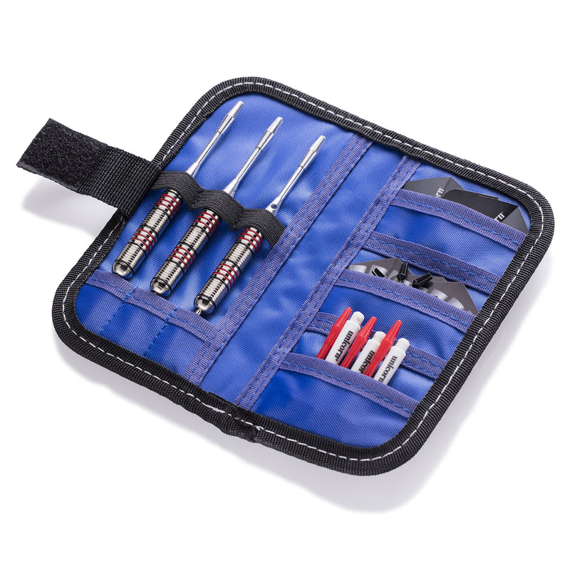 [AUSTRALIA] - Unicorn Steel 500 30-Piece Dart Set Includes Wallet Carrying Case Designed for Use with Bristle Dartboards 