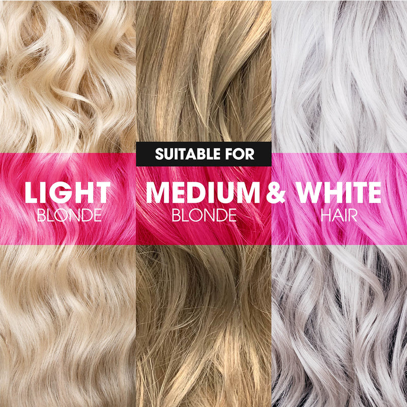 PROVOKE Go Pink Temporary Colour Hair Mask 300ml, NEW Go Pink Without Commitment Lasts 8 Washes, Keratin Enriched Formula 300 ml (Pack of 1) - BeesActive Australia