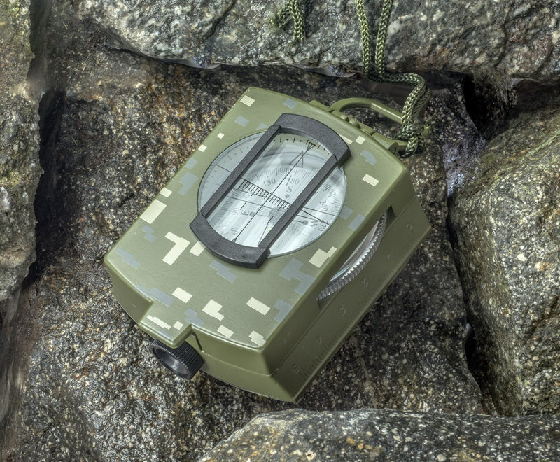 [AUSTRALIA] - SE Military Lensatic and Prismatic Sighting Survival Emergency Compass with Pouch - CC4580 