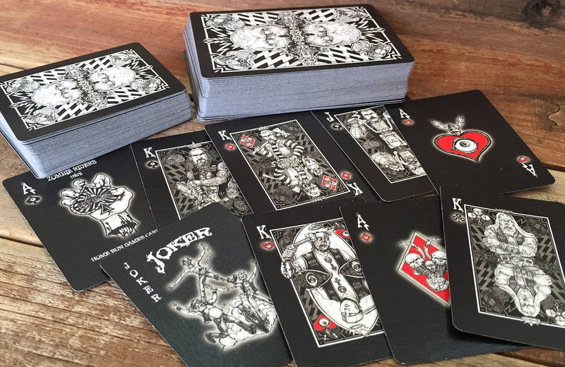 Home Run Games Zombie Riders Black Mini Playing Cards - BeesActive Australia