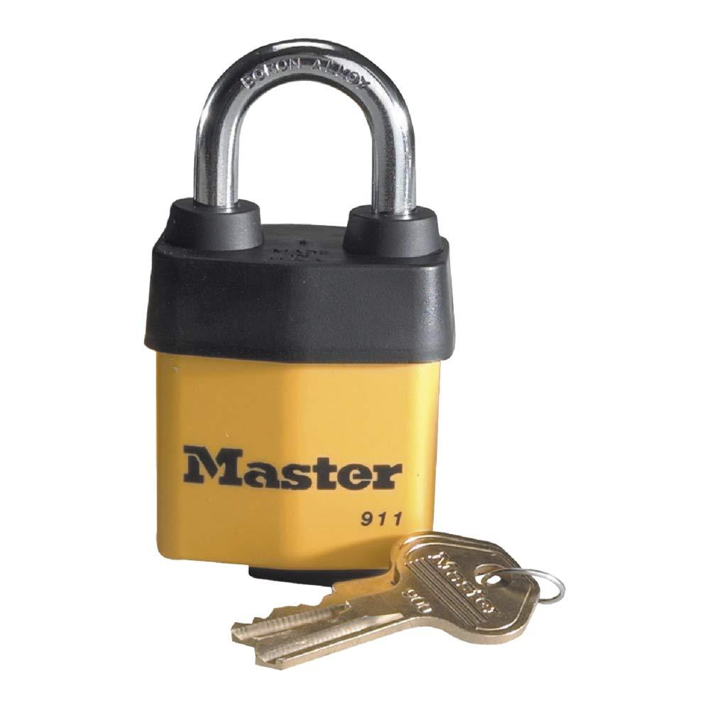 Master Lock 911DPF Heavy Duty Outdoor Padlock with Key, 1 Pack - BeesActive Australia