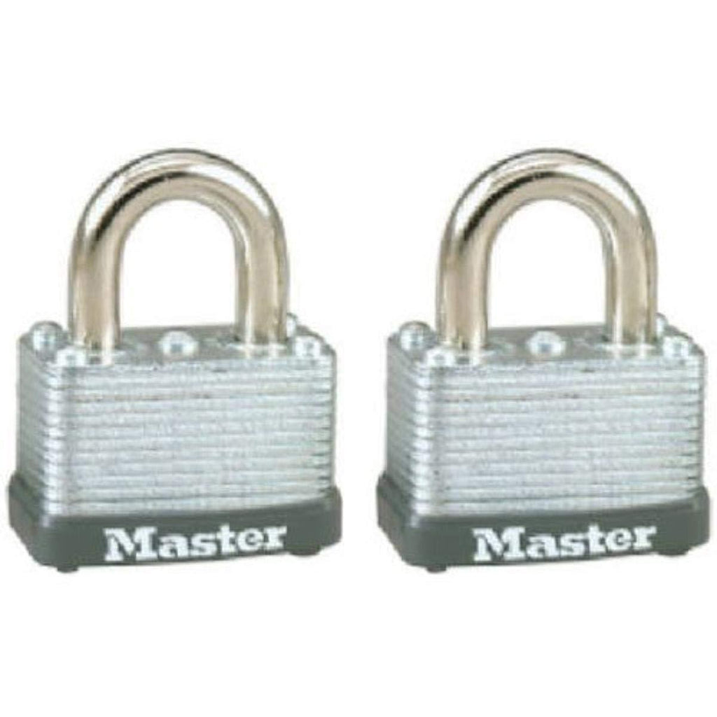 Master Lock 22T Keyed Alike Warded Padlock, 1-1/2 Inch, 2-Pack,Steel - BeesActive Australia