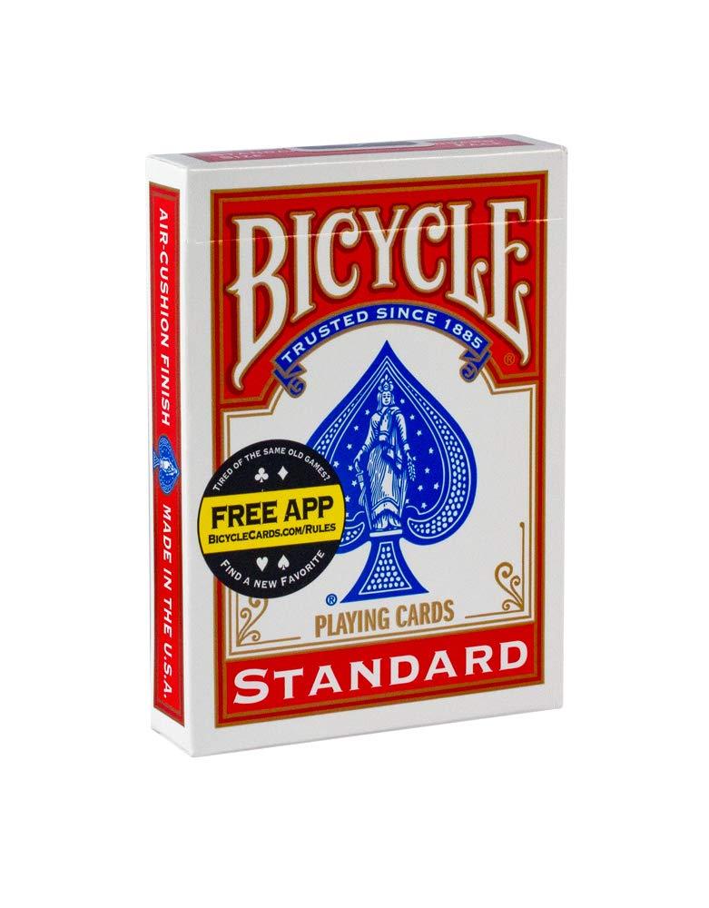 [AUSTRALIA] - Bicycle Playing Cards - Poker Size, [Colors May Vary: Red, Blue or Black] 