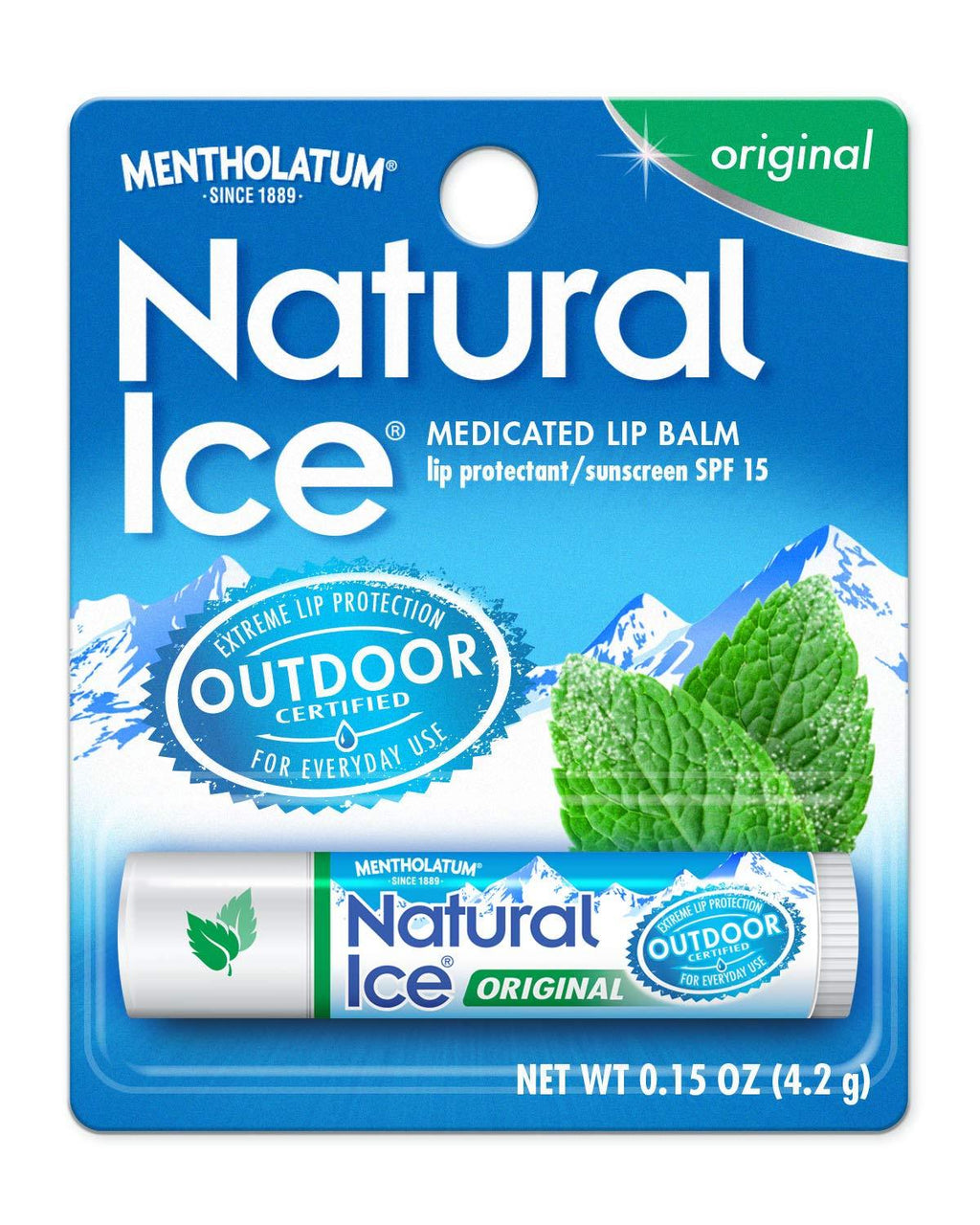 Natural Ice SPF 15 Lip Balm, Original Flavor (Pack of 12) - BeesActive Australia