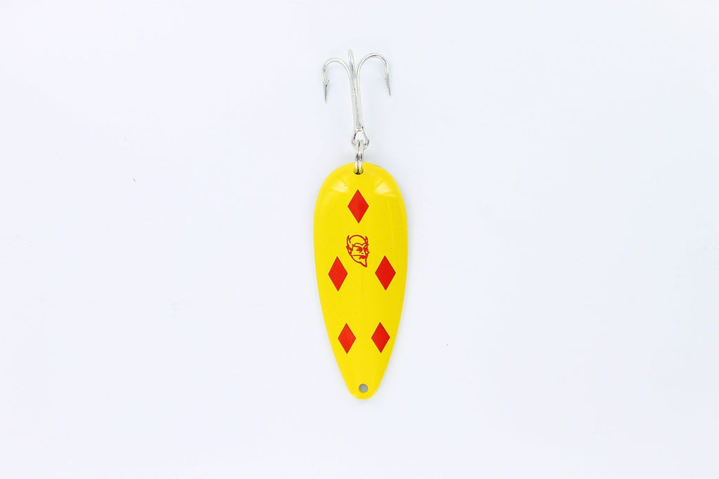 [AUSTRALIA] - Original Dardevle Spoons (Yellow/Red Diamonds, 3/4 Ounce) 
