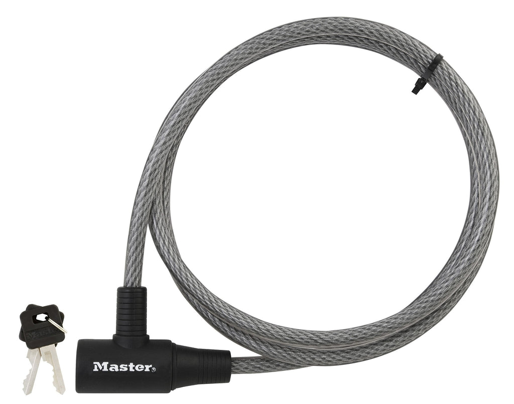 Master Lock 8154DPF Cable Lock with Key, 1 Pack - BeesActive Australia
