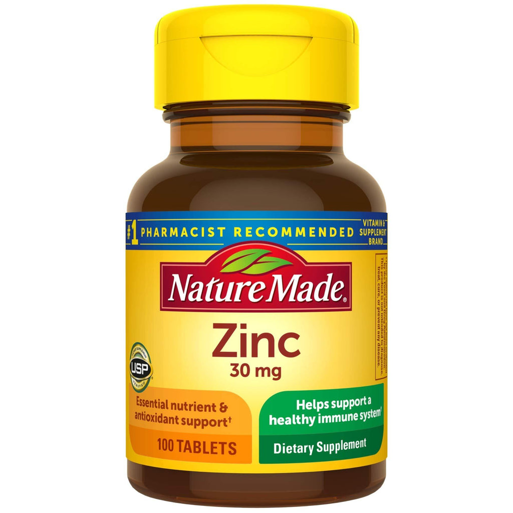 Nature Made Zinc 30 mg Tablets, 100 Count for Immune System Support - BeesActive Australia