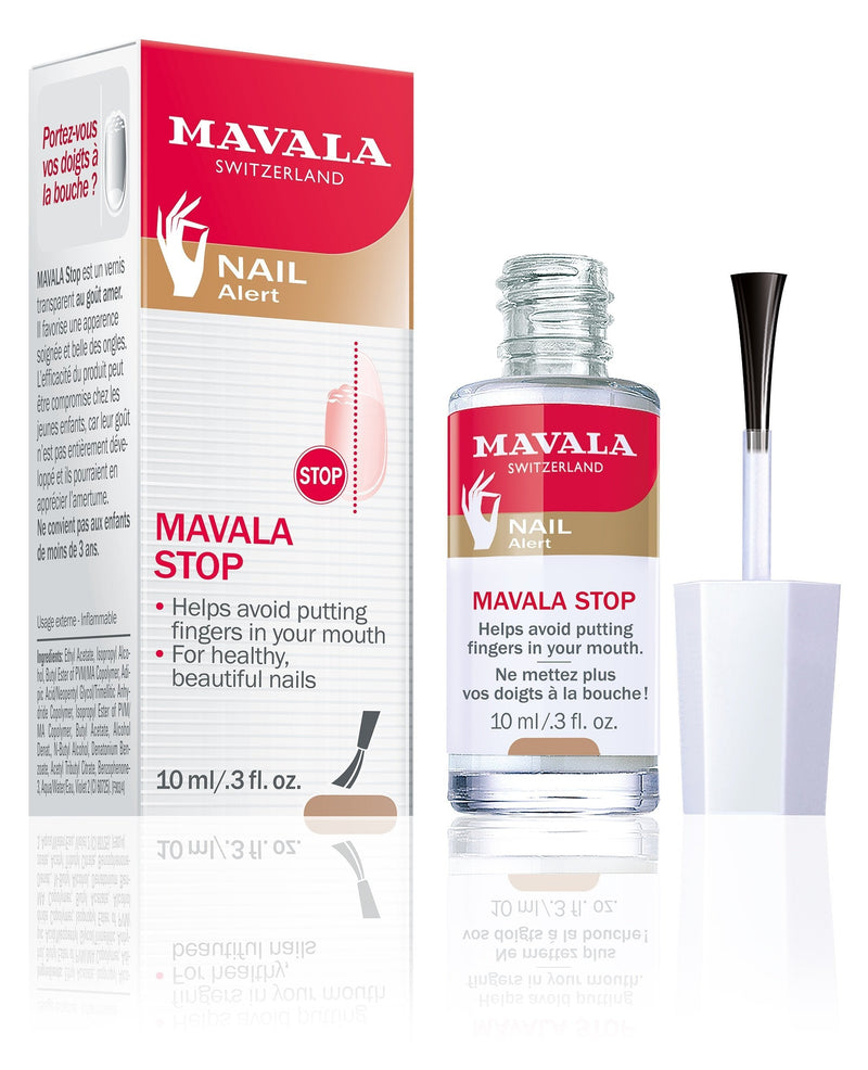 Mavala Stop Deterrent Nail Polish Treatment | Nail Care to Help Stop Putting Fingers In Your Mouth | For Ages 3+ | 0.3 Fl Oz 0.3 Fl Oz (Pack of 1) - BeesActive Australia