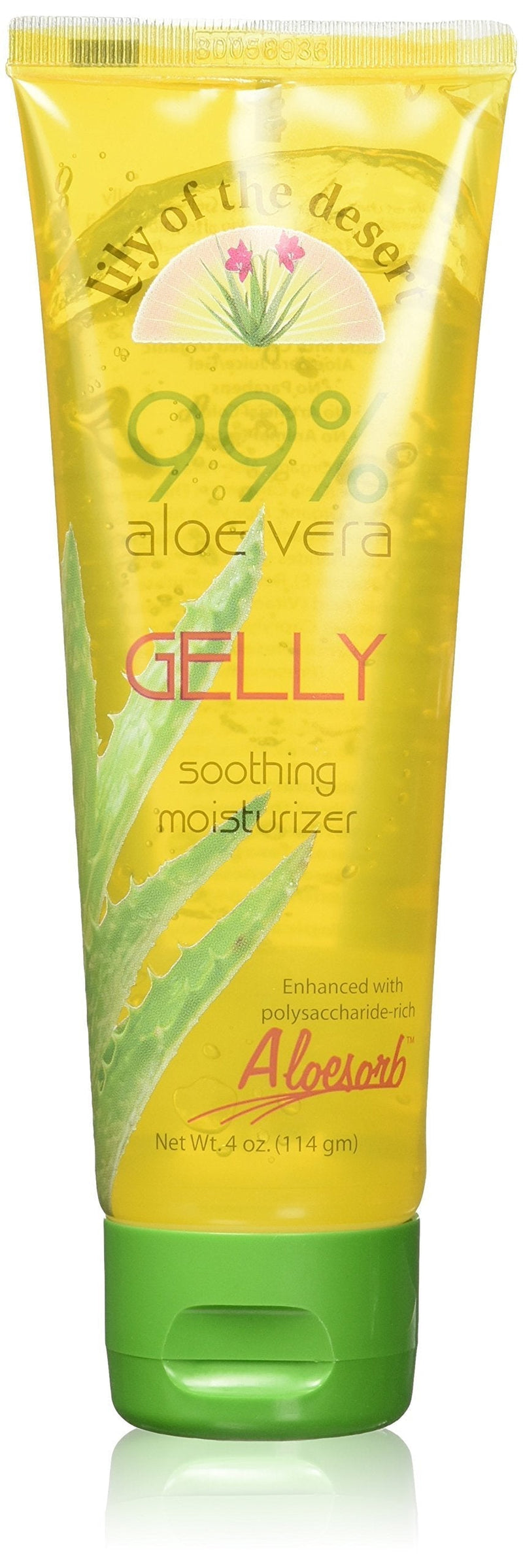 Lily Of The Desert - Aloe Vera Gelly Tube, 4 fl oz gel - BeesActive Australia