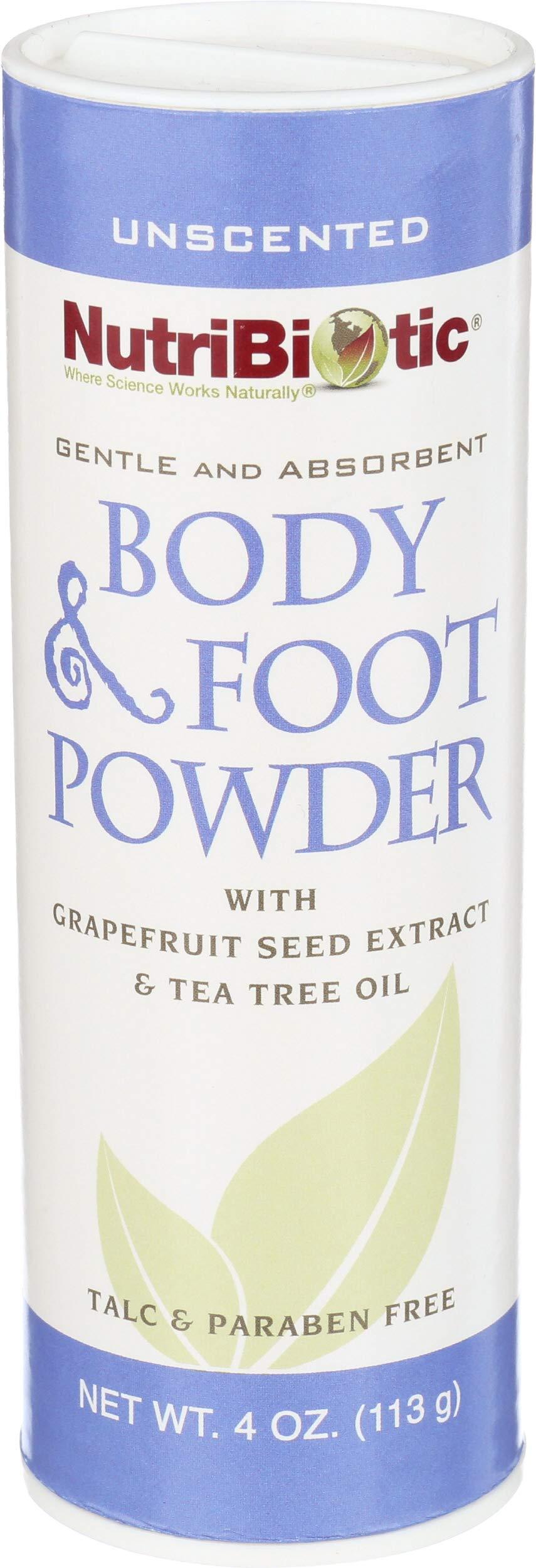 Nutribiotic Body and Foot Powder, Unscented, 4 Ounce - BeesActive Australia