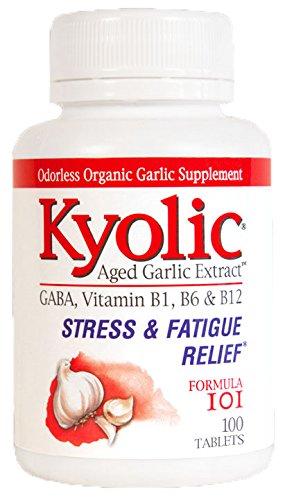 Kyolic Aged Garlic Extract Formula 101, Stress and Fatigue Relief, 100 tablets 100 Count (Pack of 1) - BeesActive Australia