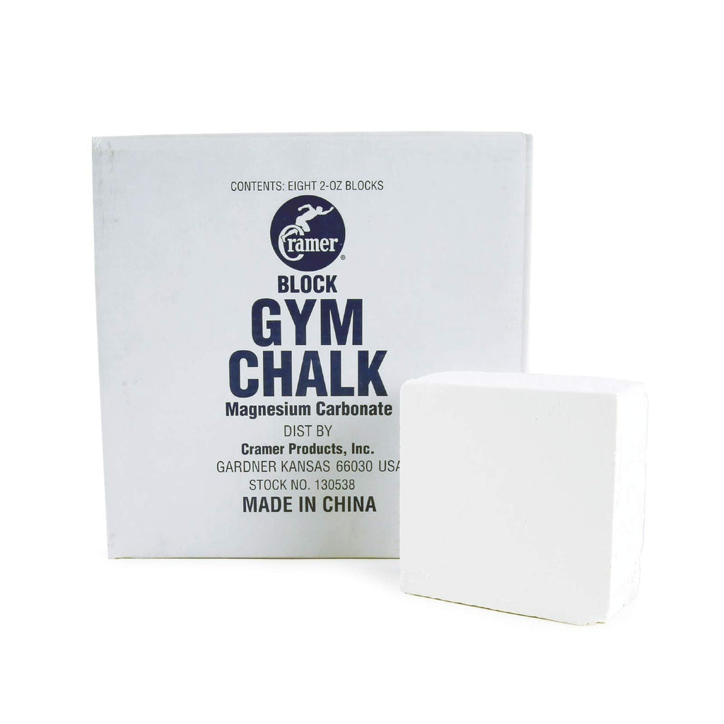 Cramer Block Chalk & Liquid Gym Chalk, Magnesium Carbonate for Better Grip in Gymnastics, Weightlifting, Power Lifting, Pole Fitness, & Rock Climbing 1 Pound - BeesActive Australia