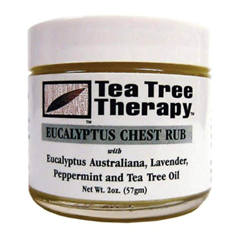 Tea Tree Therapy Eucalyptus Australian Chest Oil, Lavender Peppermint and Tea Tree, 2 Ounce - BeesActive Australia