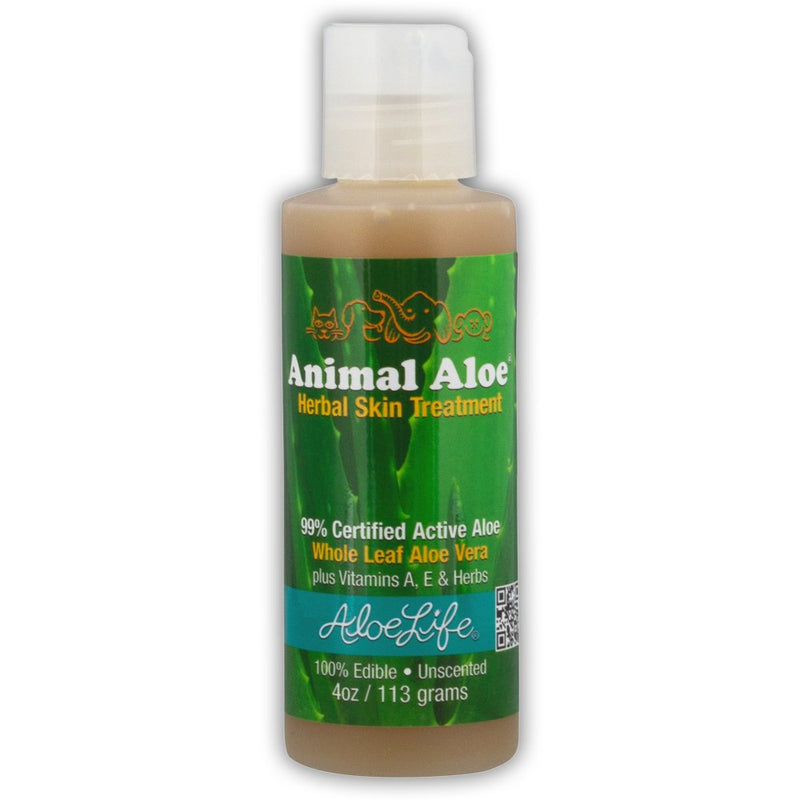 Aloe Life - Animal Aloe, Pet-Safe Digestive Aid & Skin Treatment Gel, Helps to Soothe Hotspots, Flea Bites & Irritation, Supports Your Pet’s Digestive Health & Overall Wellness, Fragrance-Free (4 oz) - BeesActive Australia