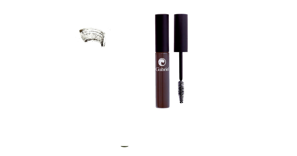 Gabriel Cosmetics, Mascara (Black Brown),0.25 Fl Oz, Natural, Paraben Free, Vegan,Gluten free,Cruelty free,No GMO,Voluminous full lashes,Non flaky,Water resistant. - BeesActive Australia