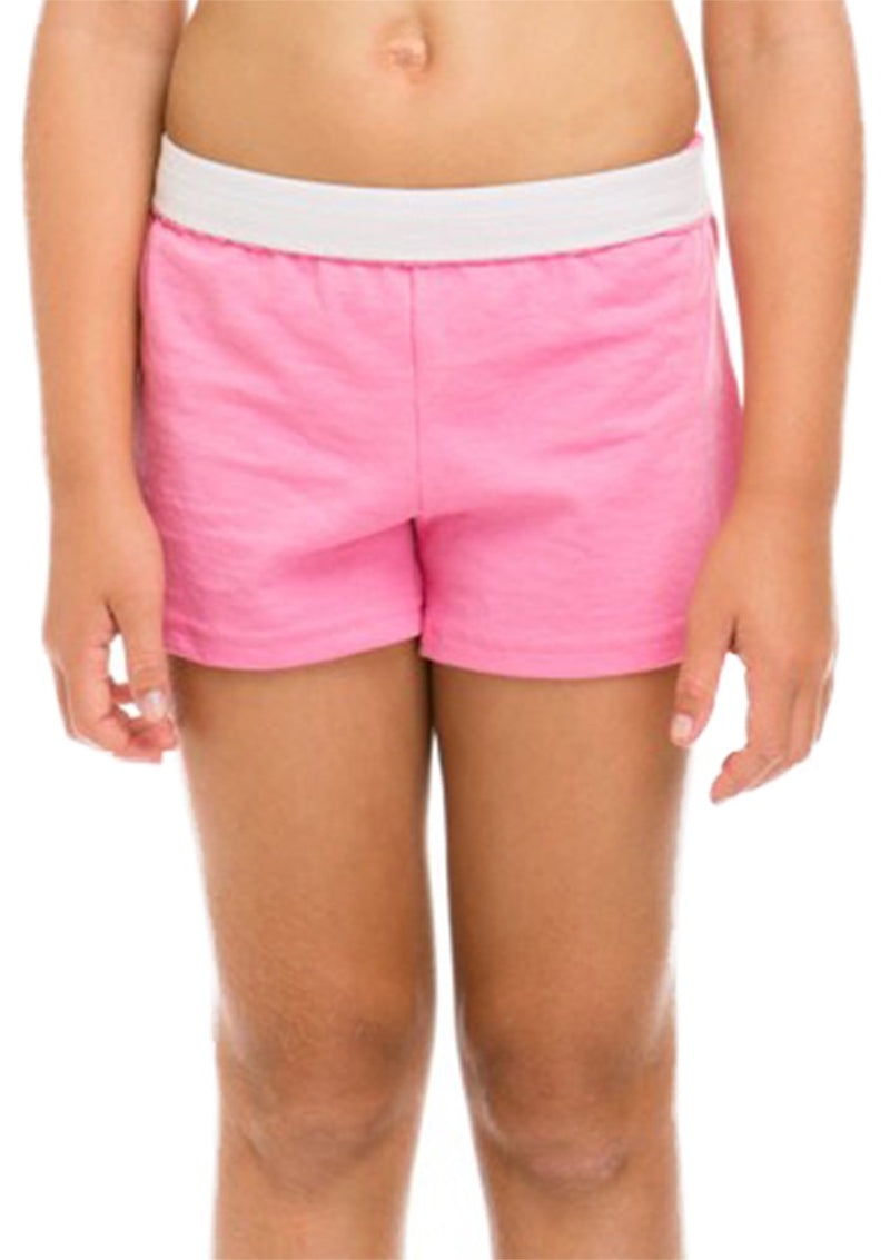 Soffe Girls' Authentic Cheer Short 1-Pack Large Pink (1-pack) - BeesActive Australia
