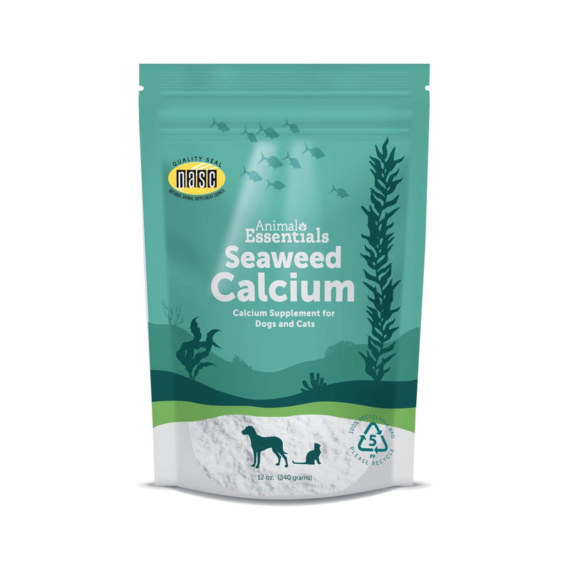 Animal Essentials Seaweed Calcium Supplement for Dogs & Cats, 12 oz - Iceland Seaweed Magnesium, Boron, Zinc - BeesActive Australia