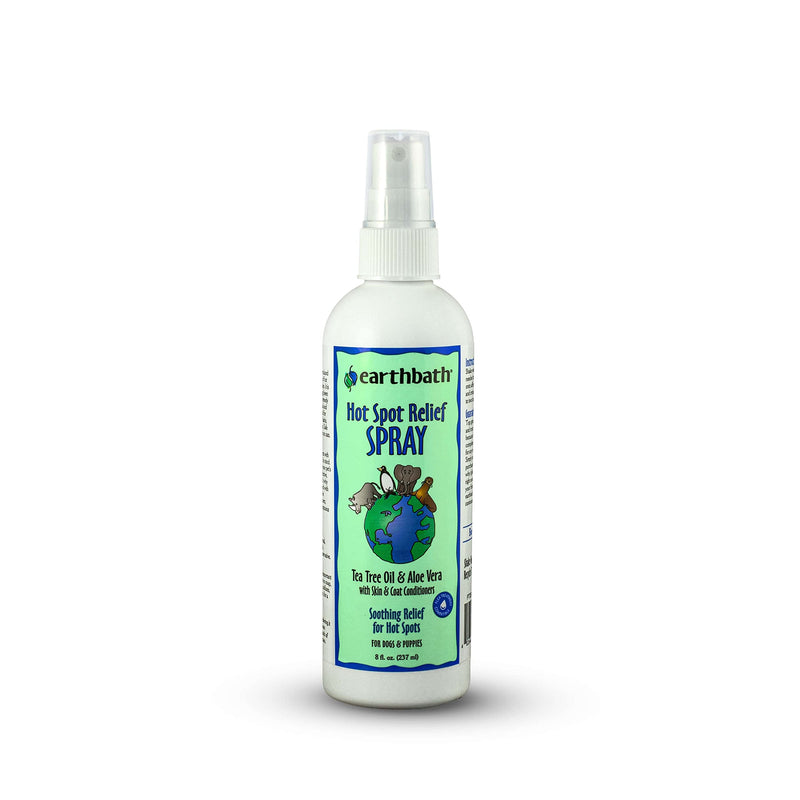 earthbath Hot Spot Relief Spray- Helps Soothe Hot Spots & Skin Conditions, Made in The USA - Tea Tree & Aloe Vera, 8 oz - BeesActive Australia