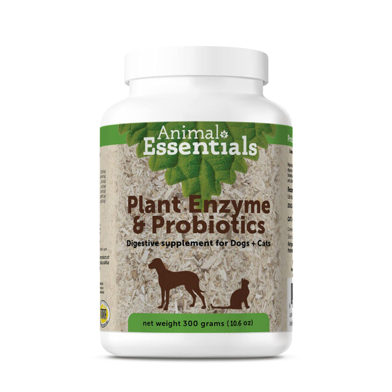 Animal Essentials Plant Enzyme & Probiotics Digestive Supplement for Dogs & Cats (Various Sizes) - Digestion Support 10.6 oz (300 grams) - BeesActive Australia
