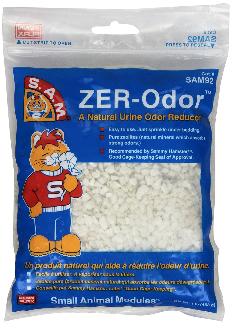 Penn-Plax S.A.M. ZER-Odor Pet Odor Absorber and Deodorizer – Zeolite Crystals Reduces Urine Stench – 1 lb. Bag - BeesActive Australia