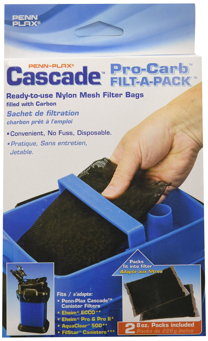 Penn-Plax Cascade Pro-C Aquarium Canister Filter Media Bags – 8 Oz – 2-Pack - BeesActive Australia