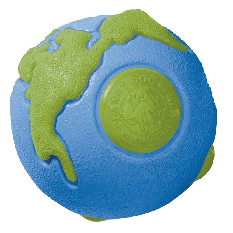 Planet Dog Orbee-Tuff Durable Chew-Fetch Ball Dog Toys Planet Ball (Treat Dispensing) Medium Planet Earth - BeesActive Australia
