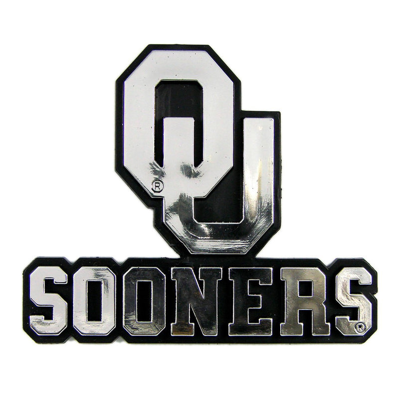 NCAA Oklahoma Sooners Chrome Automobile Emblem - BeesActive Australia