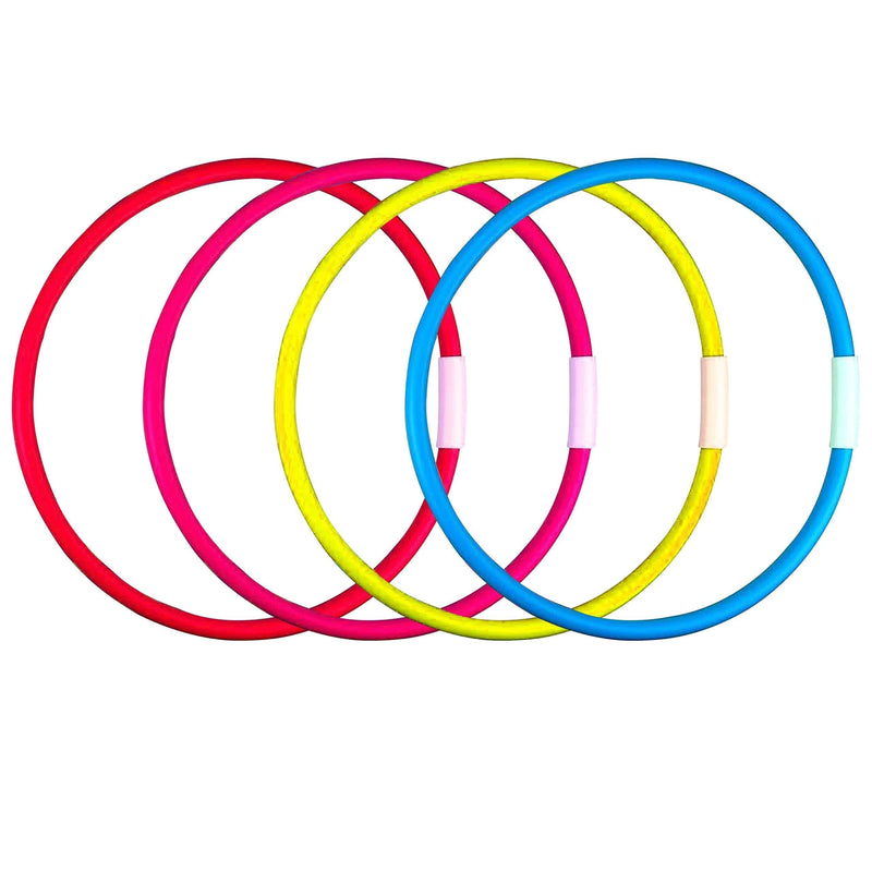 [AUSTRALIA] - Water Gear Swimming Dive Rings - Bright Color Pool Diving Rings for Kids Games in Swimming Pool - 4 Piece with 9.5 Inch Diameter Swim Toss Ring Set 