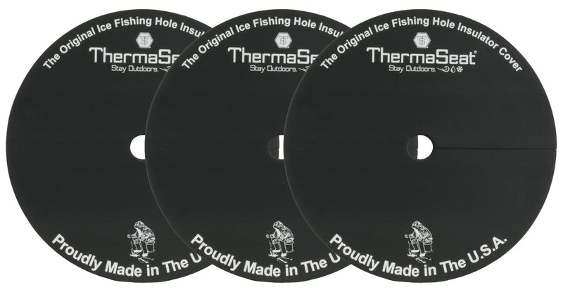 Northeast Products Therm-A-SEAT Ice Fishing Hole Insulator/Cover Single Black - BeesActive Australia