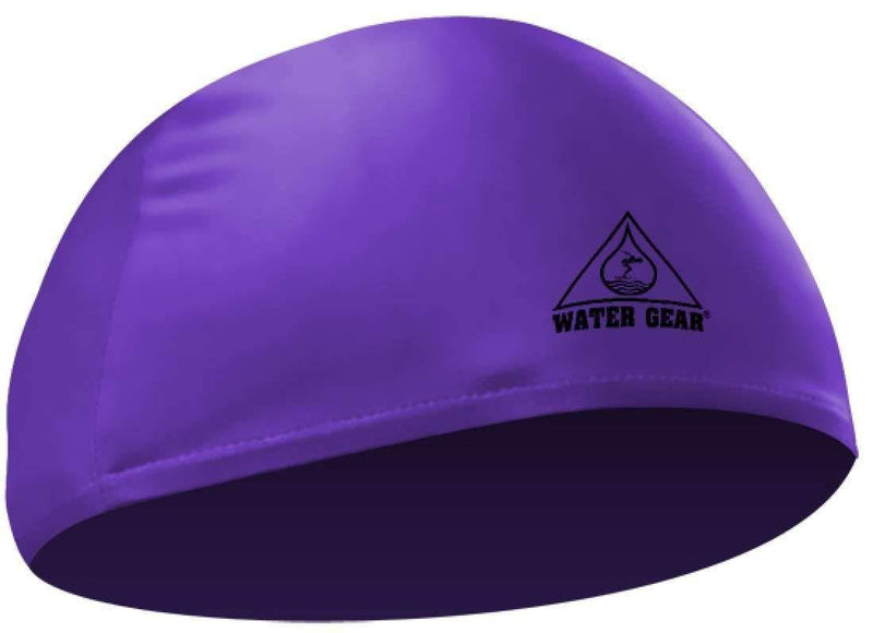 [AUSTRALIA] - Water Gear Lycra Bathing Cap - Purple 