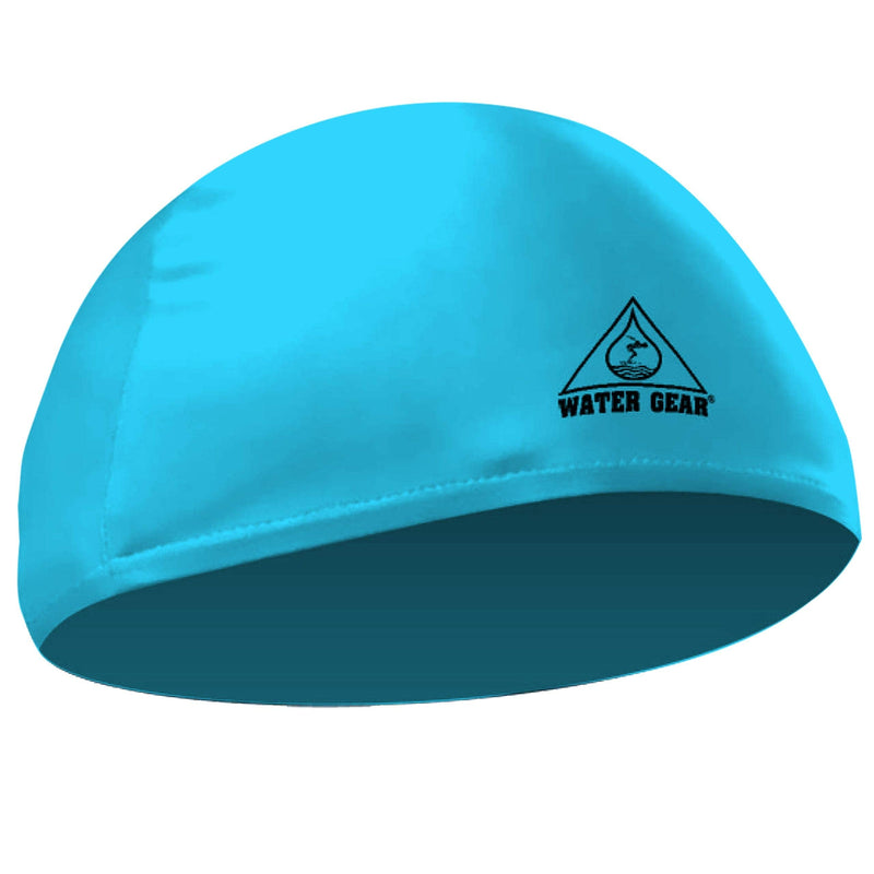 Water Gear Synthetic Fiber Swim Cap - Comfortable and Durable Swimming Cap Keeps Short or Long Hair Dry During Competitive and Recreational Pool Time - One Size Fits Adults Men Women and Kids - BeesActive Australia