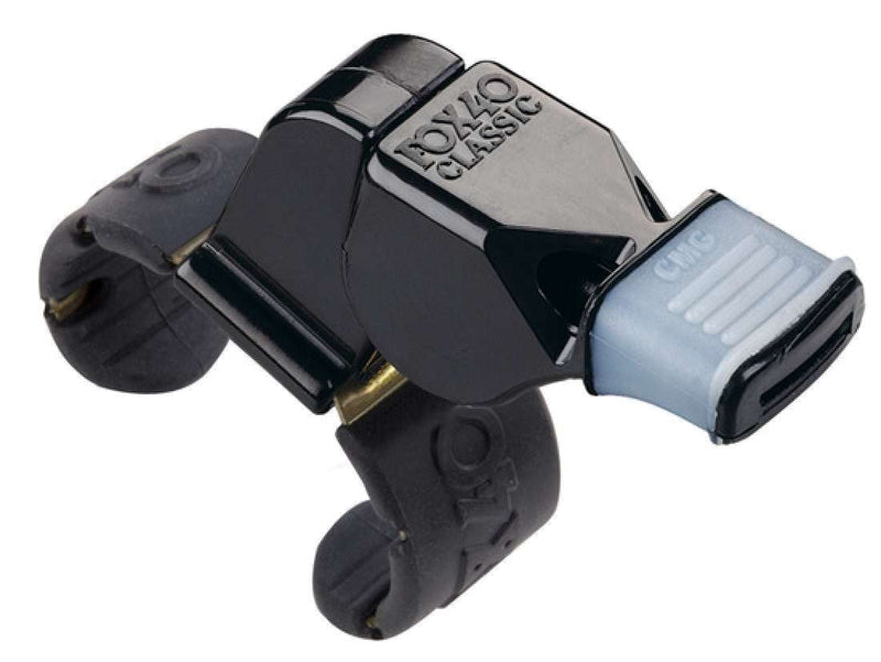 Fox 40 Classic CMG Official Finger Grip Whistle Black - BeesActive Australia