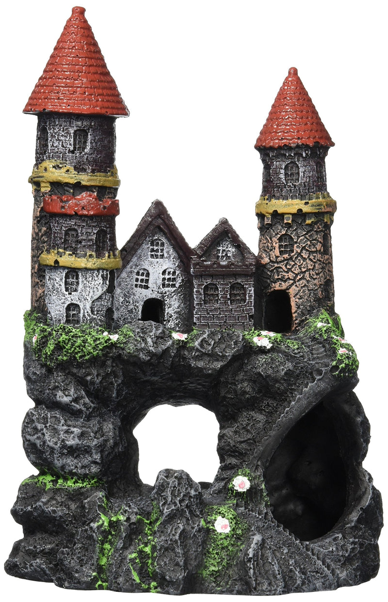 Penn-Plax Age-of-Magic Enchanted Castle Aquarium Decoration – Safe for Freshwater and Saltwater Fish Tanks – Medium - BeesActive Australia
